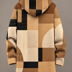 Camille | Modern Patchwork Hooded Jacket