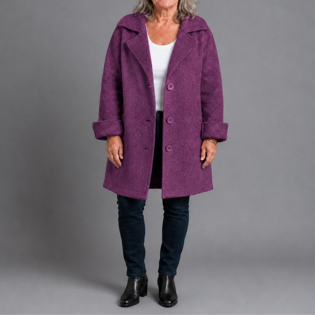 GWENDOLEN | BUTTONED COAT WITH POCKETS