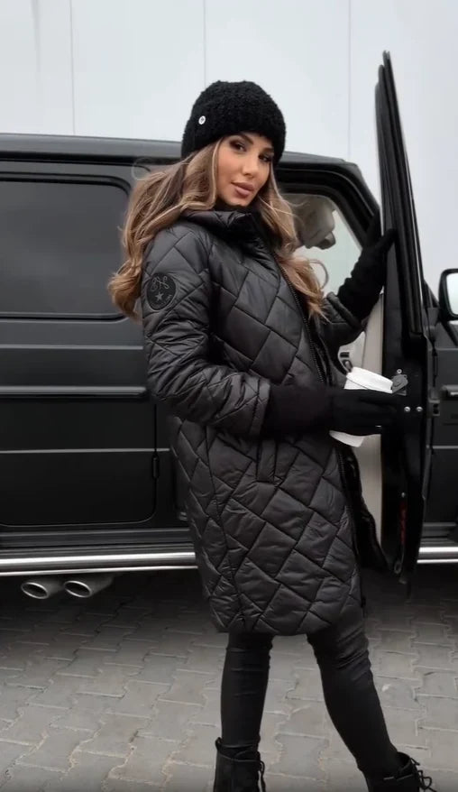 Anna | Quilted Hooded Winter Jacket
