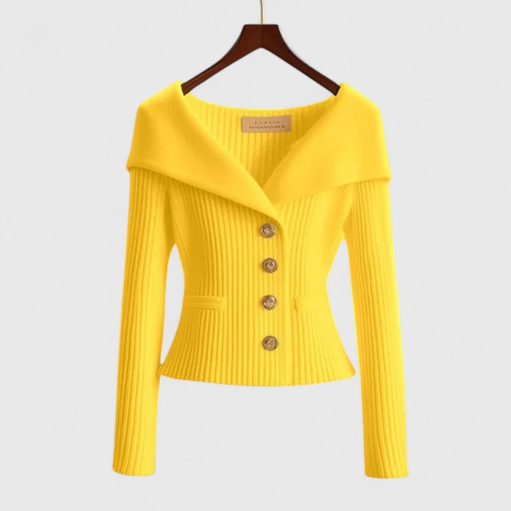 Liza | Wide-Collar Gilet