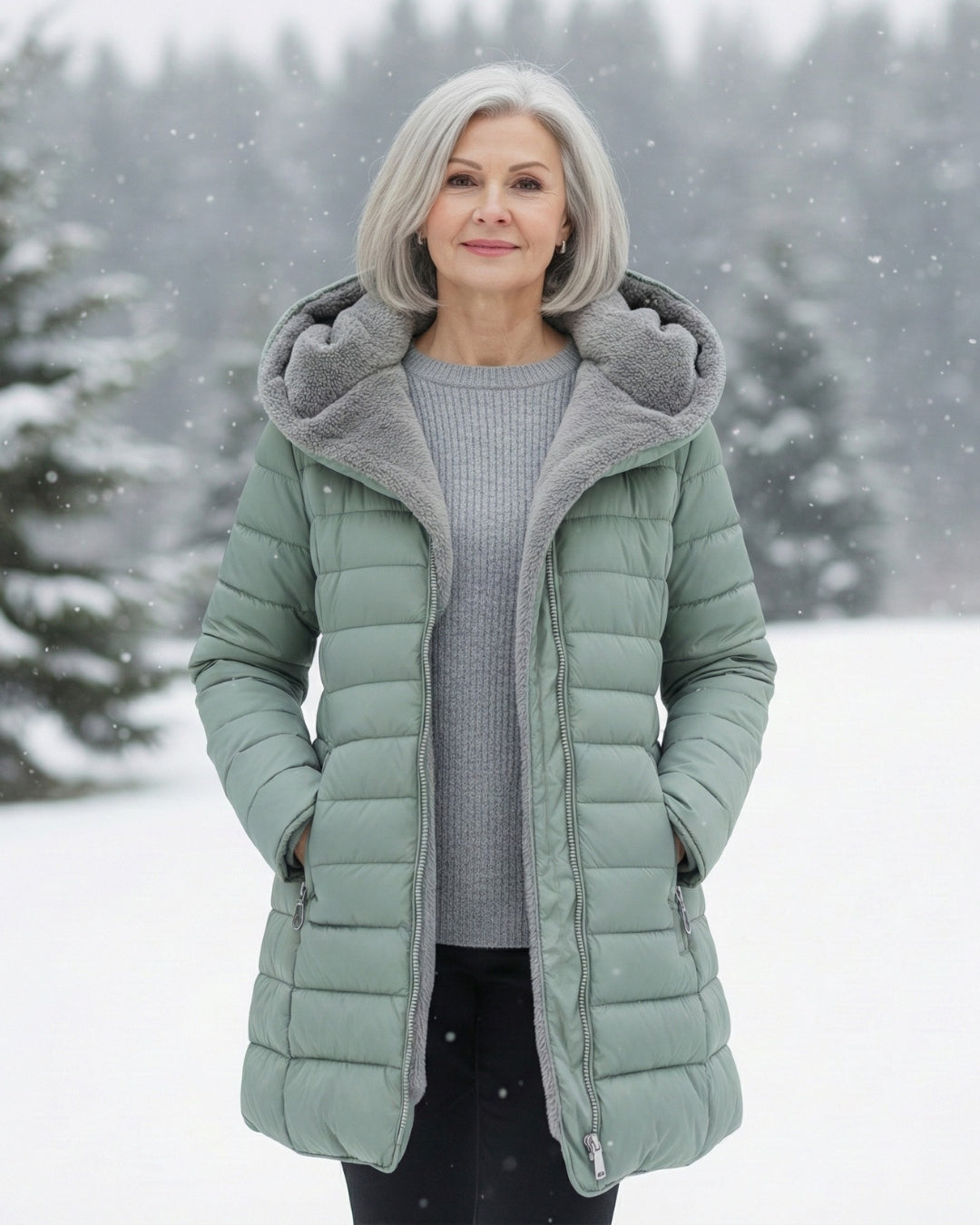 Georgina | Fleece-Lined Puffer Coat