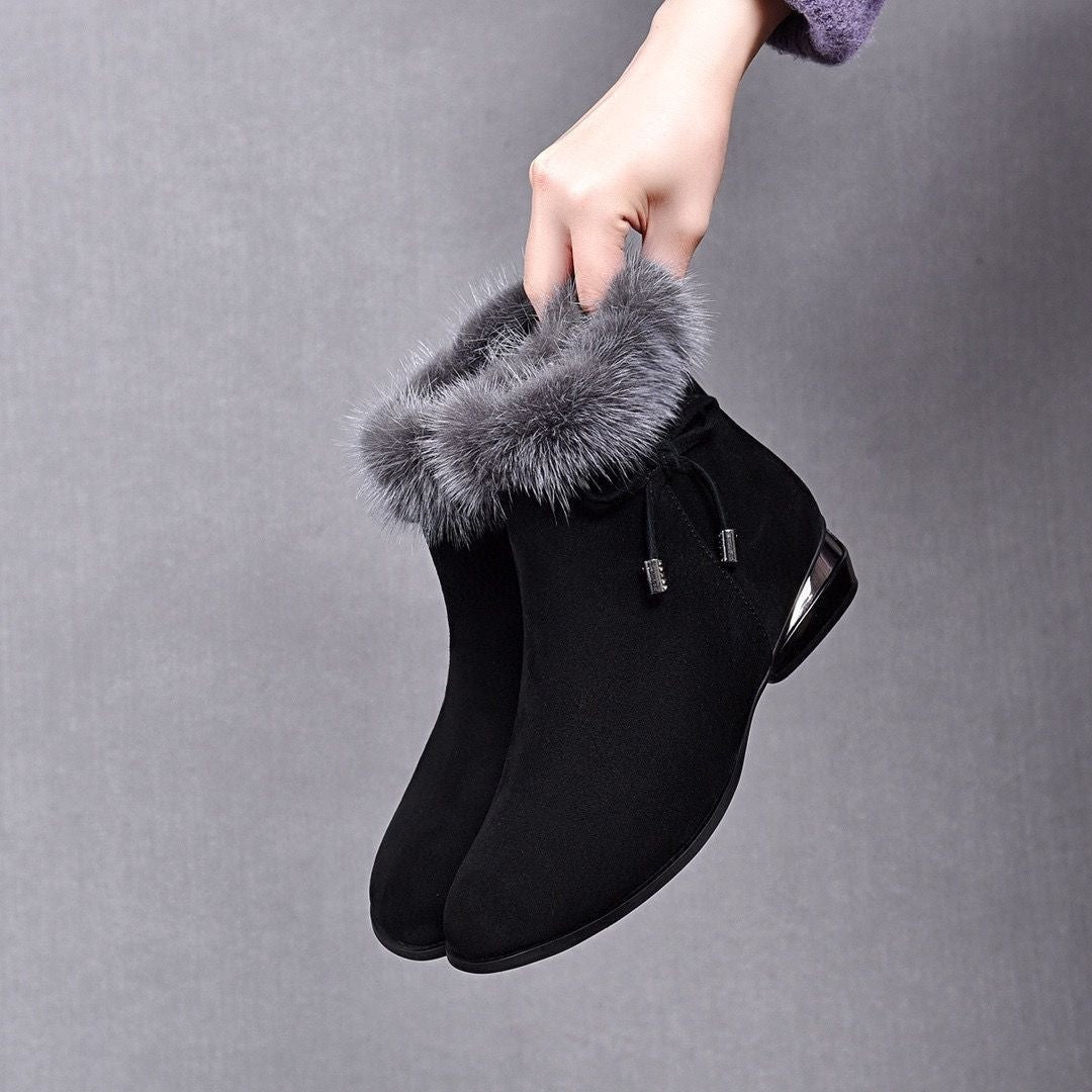 Aurenisse | Mid-Ankle Ankle Boots