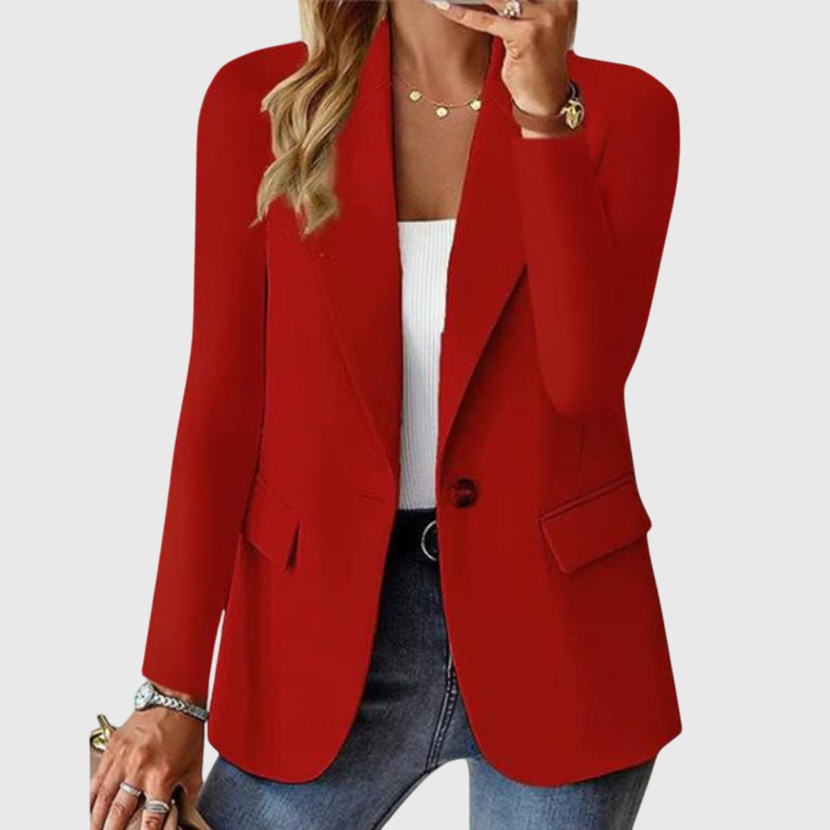 Gabrielle | Tailored Open-Front Blazer
