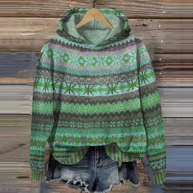 Lunavieraine | Timeless Patterned Hoodie