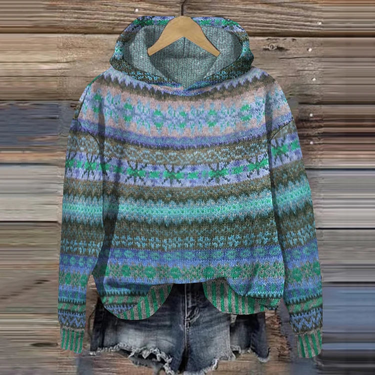 Lunavieraine | Timeless Patterned Hoodie