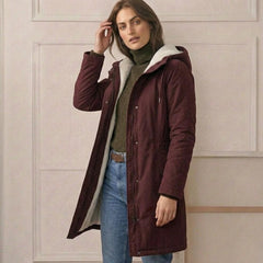 Maeve | Hooded Longline Parka Coat