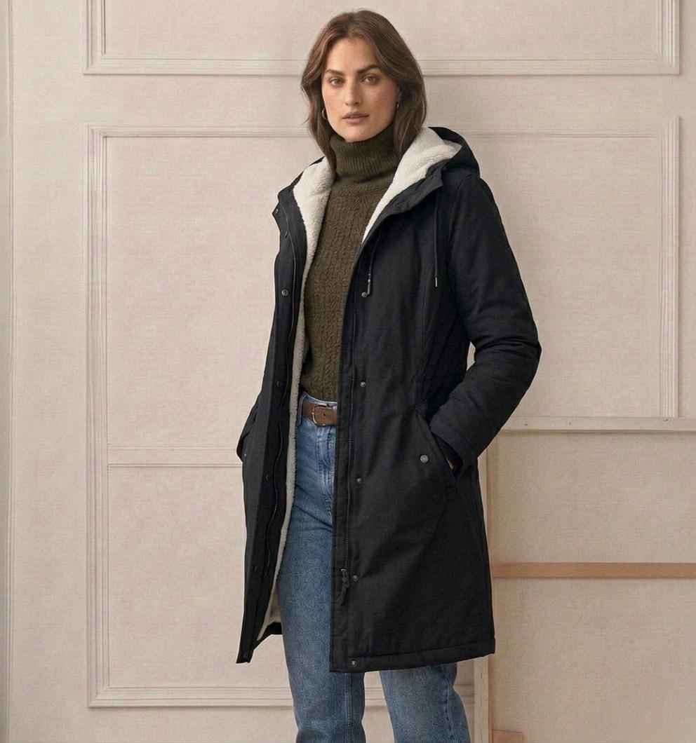 Elspeth | Hooded Weatherproof Longline Coat
