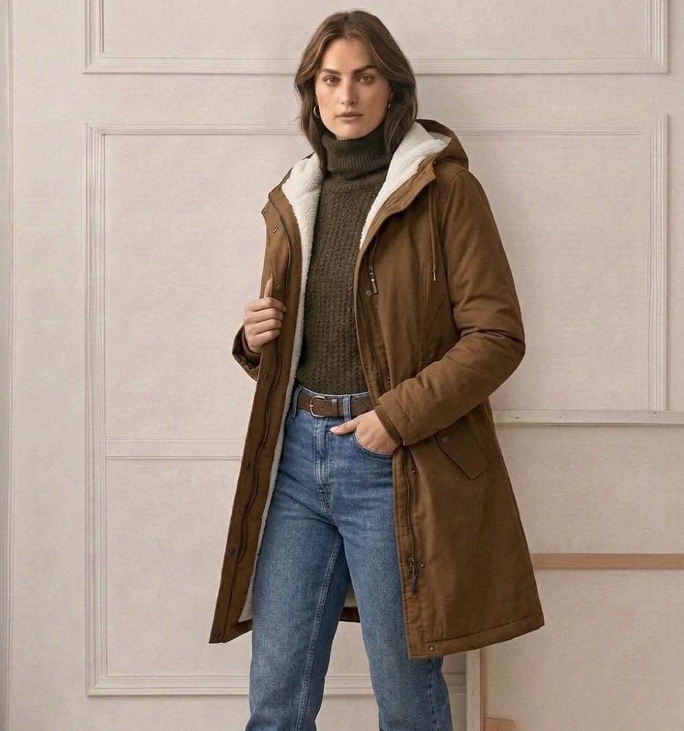 Elspeth | Hooded Weatherproof Longline Coat