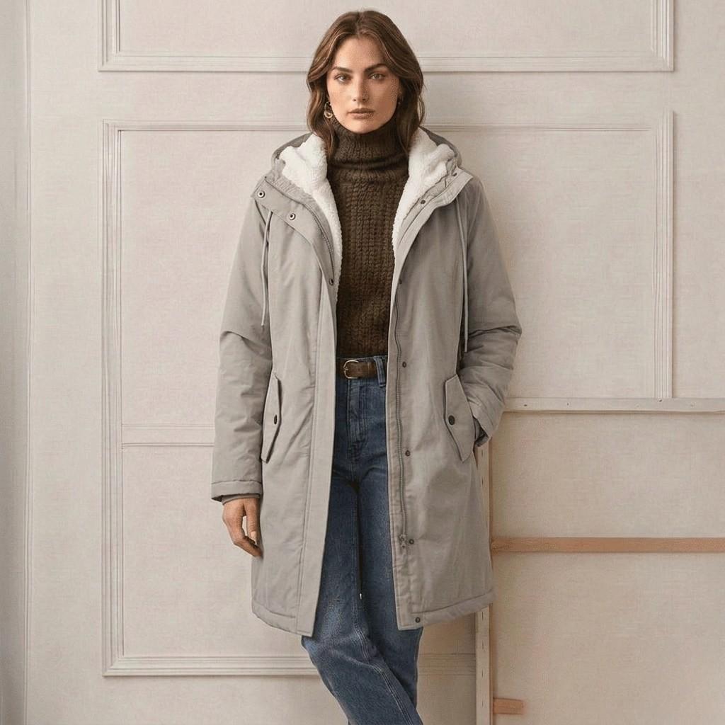 Elspeth | Hooded Weatherproof Longline Coat