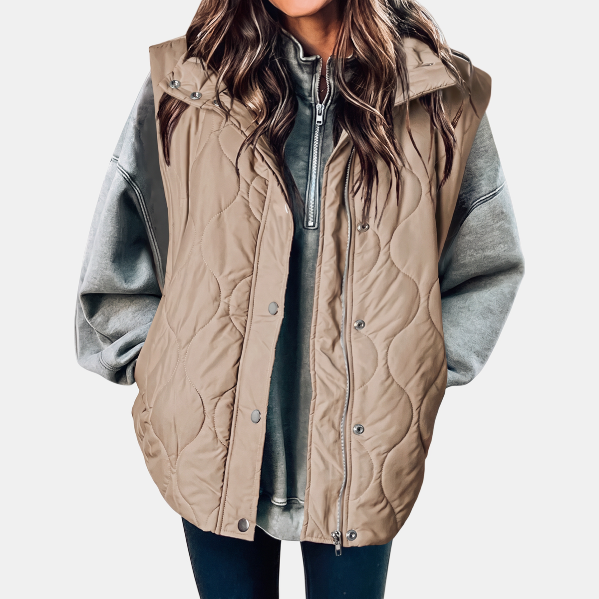 Hailey | Hooded Puffer Gilet