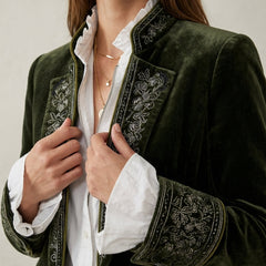 Nuria | Elegant Velvet Jacket
