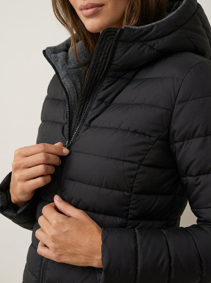 Olivia | Padded Hooded Winter Jacket