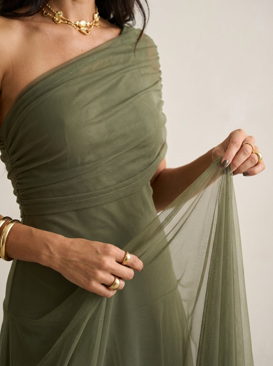 Giorgina | Off-the-Shoulder Maxi Dress