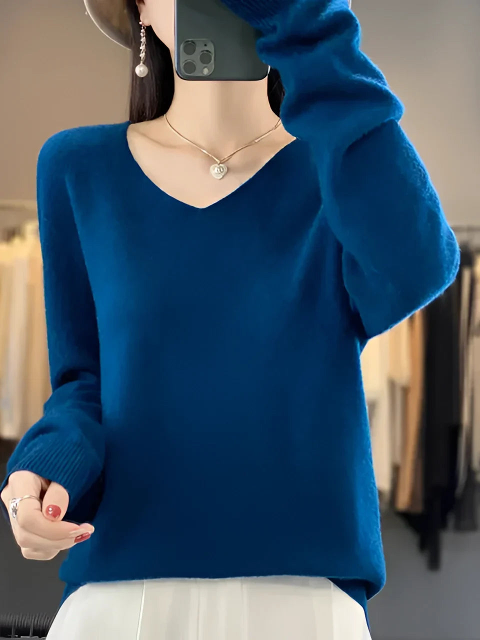 Isabella | V-Neck Sweater