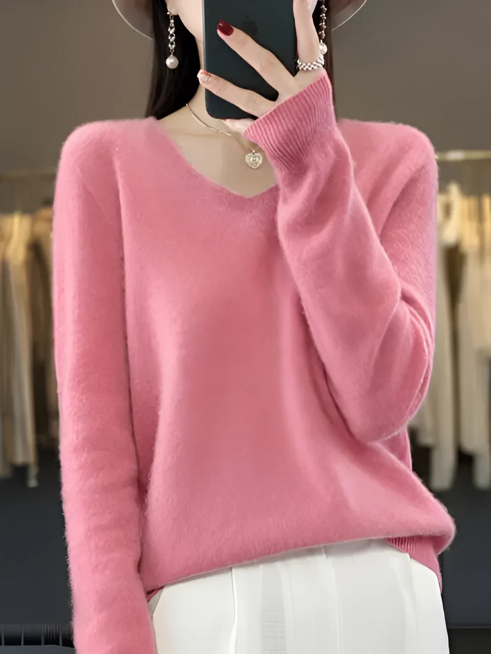 Isabella | V-Neck Sweater
