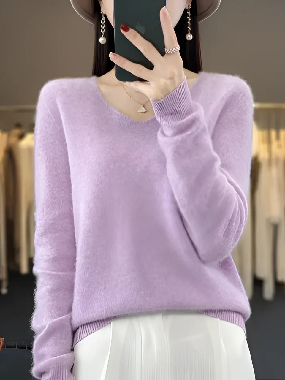 Isabella | V-Neck Sweater
