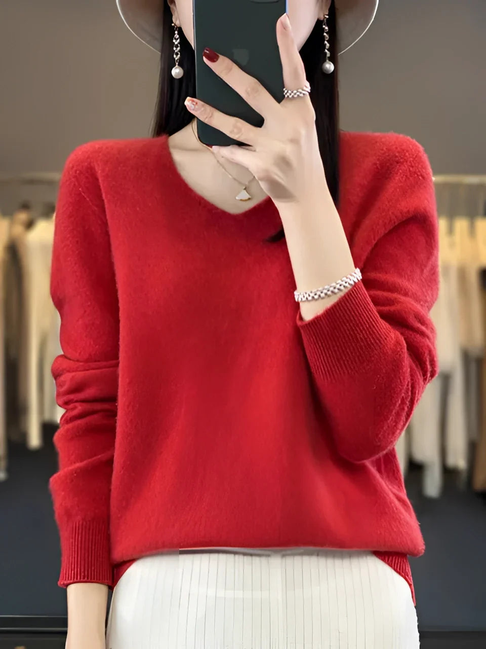 Isabella | V-Neck Sweater