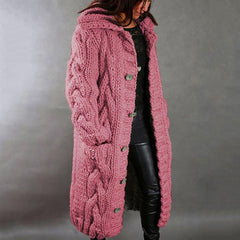 Enid | Cosy Hooded Longline Cardigan