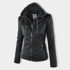 Sveva | Classic Vegan Leather Jacket