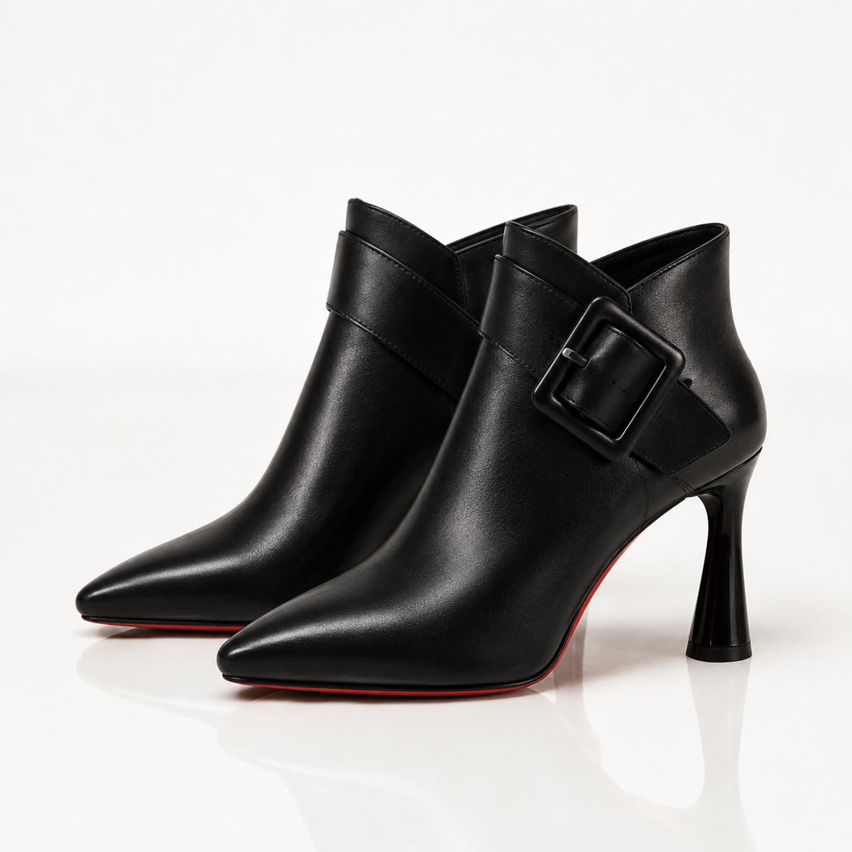 Raina | Buckled Ankle Boots