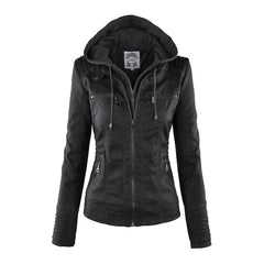 Callista | Hooded Moto Jacket