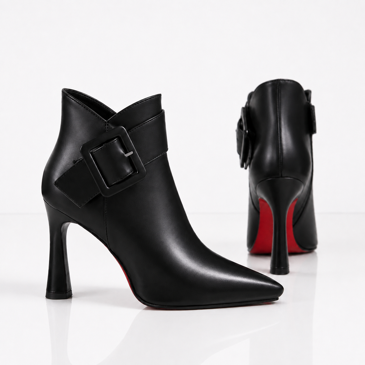 Raina | Buckled Ankle Boots