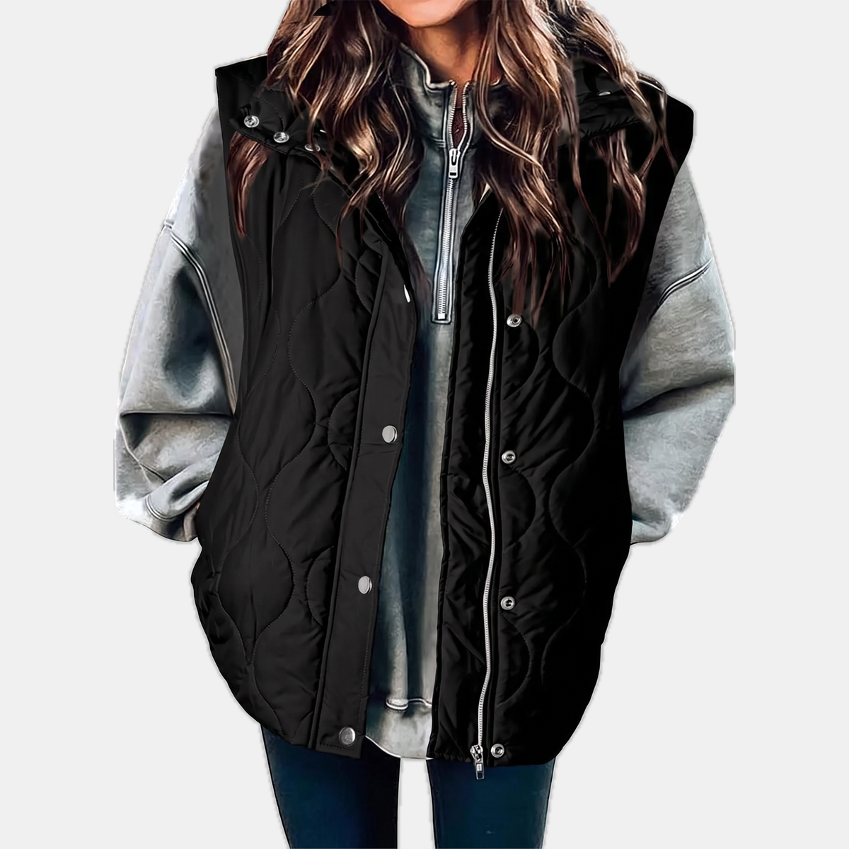 Hailey | Hooded Puffer Gilet