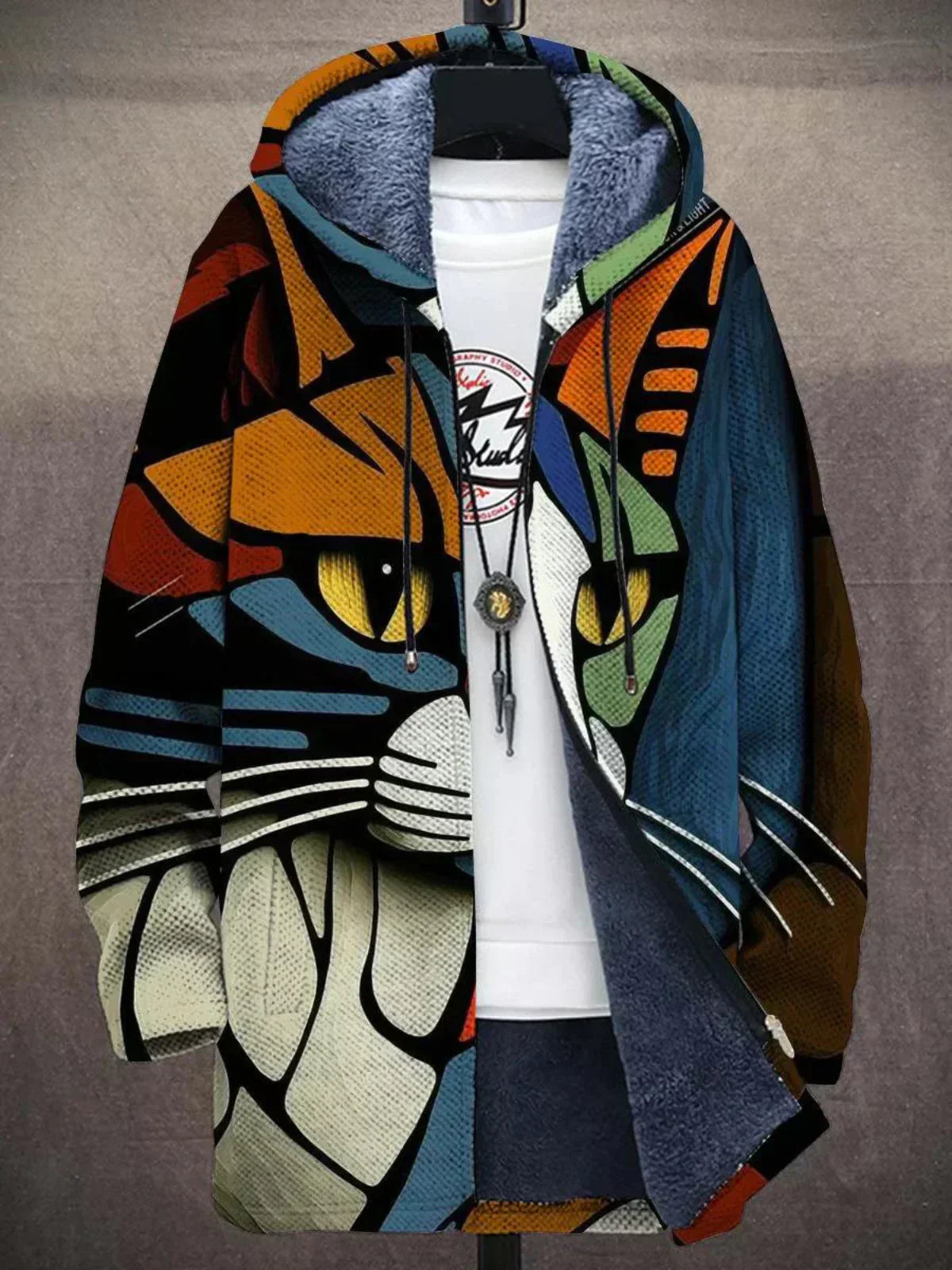 Elodie | Artistic Hooded Cardigan