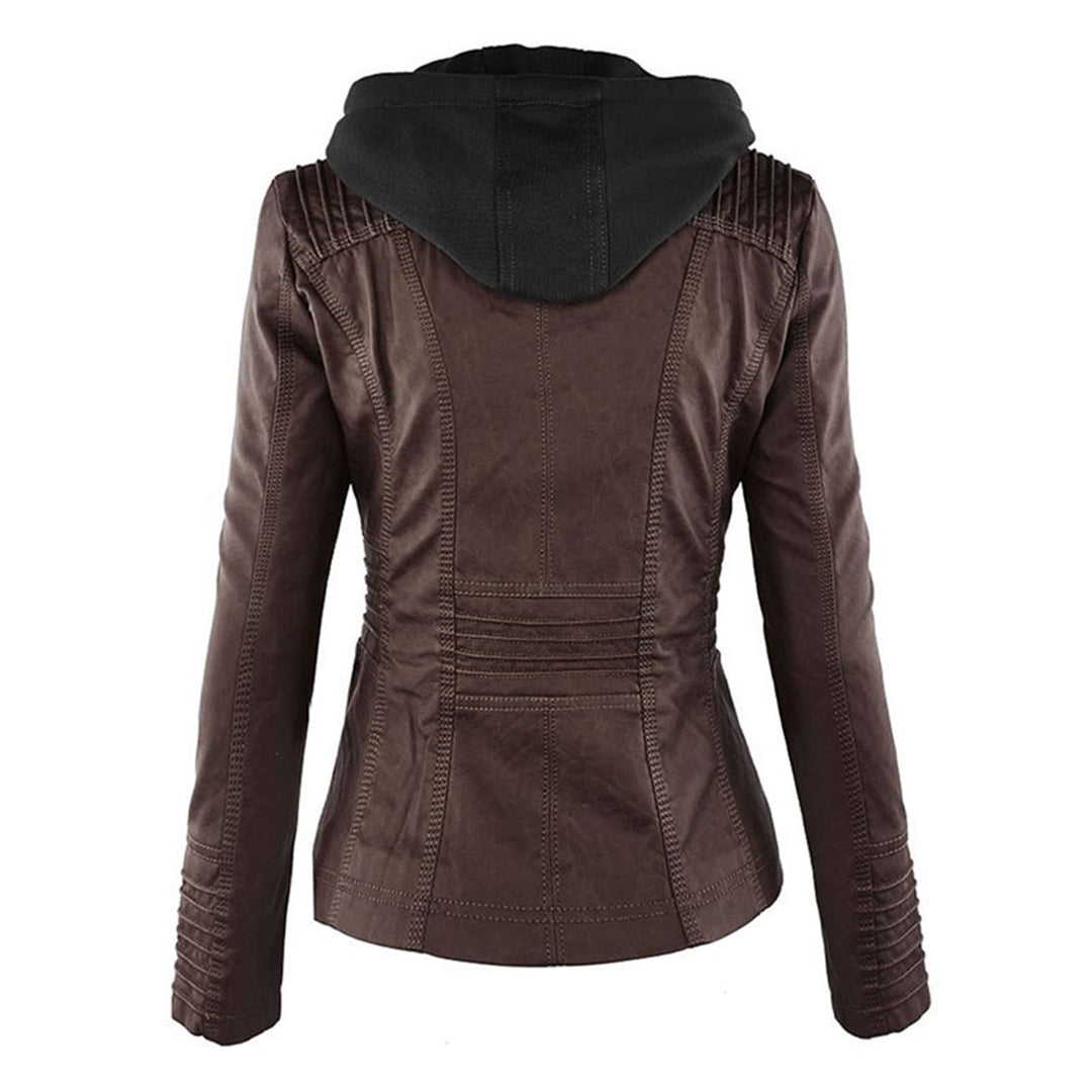 Sveva | Classic Vegan Leather Jacket