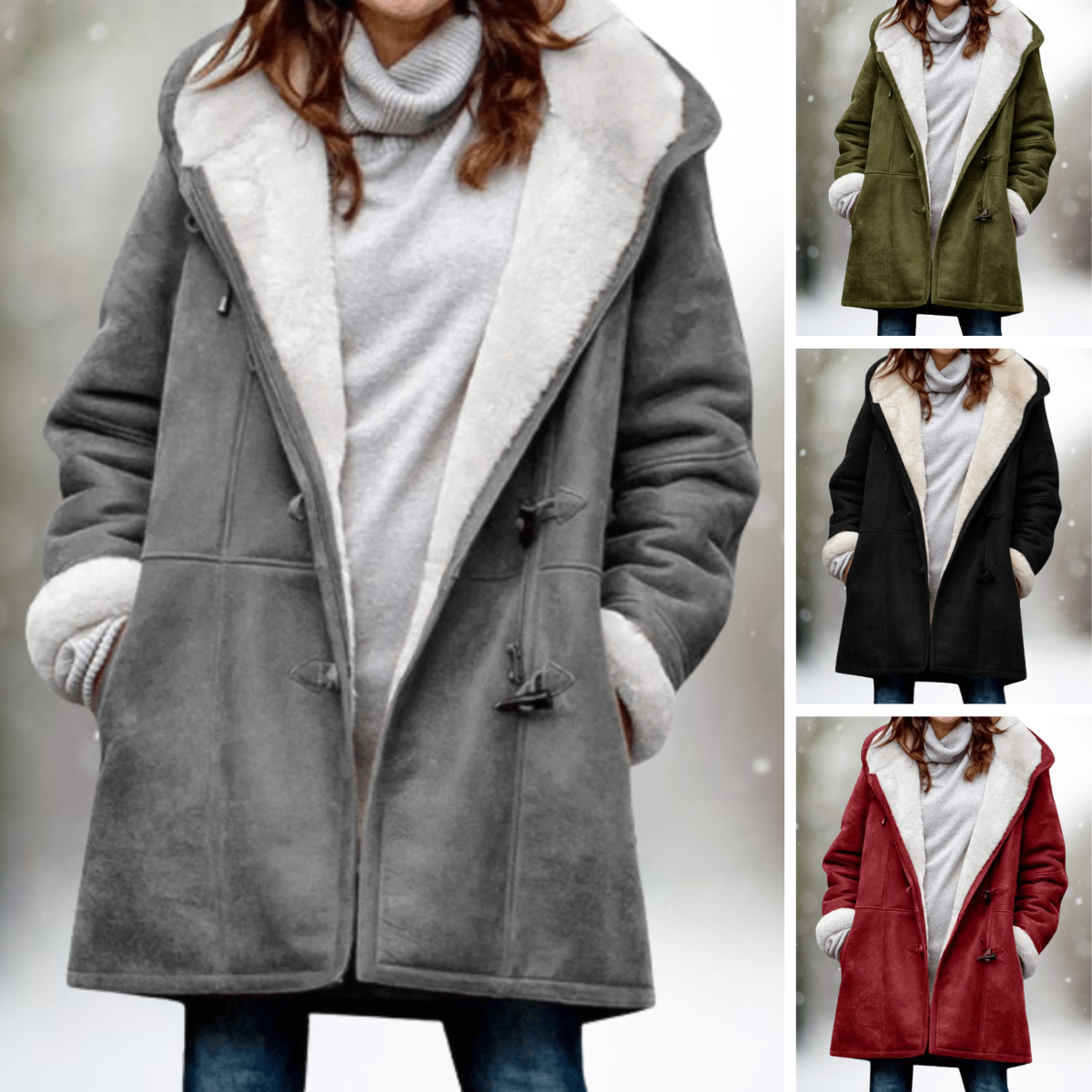 Jodie | Warm Suede Fleece Autumn Jacket