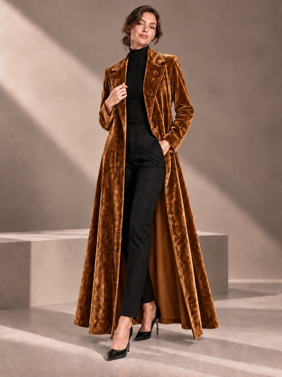 Beatrice | Elegant Tailored Long Coat