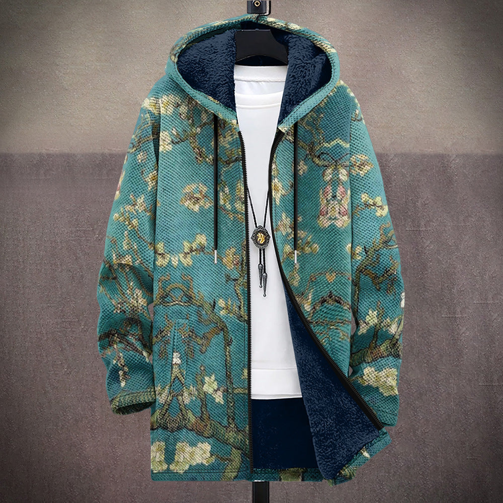 Beatrisse | Artful Hooded Cardigan