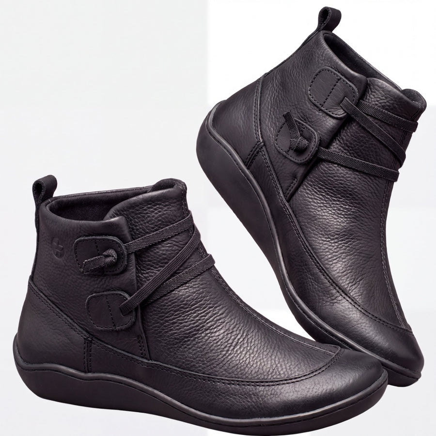 Cristiana | Leather-Look Ankle Boots