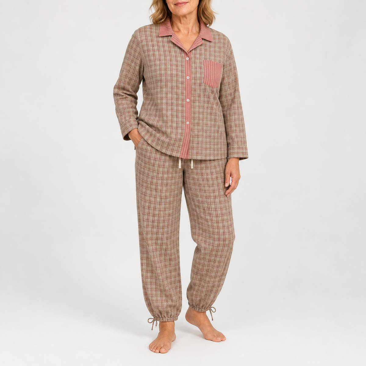 Harriet | Striped Pyjama Set