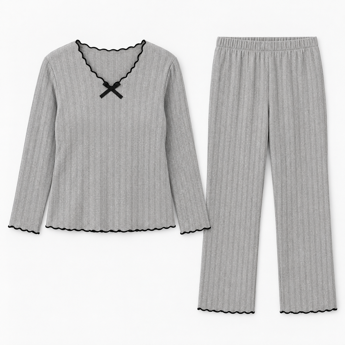 Winnie | Ribbed Pyjama Set