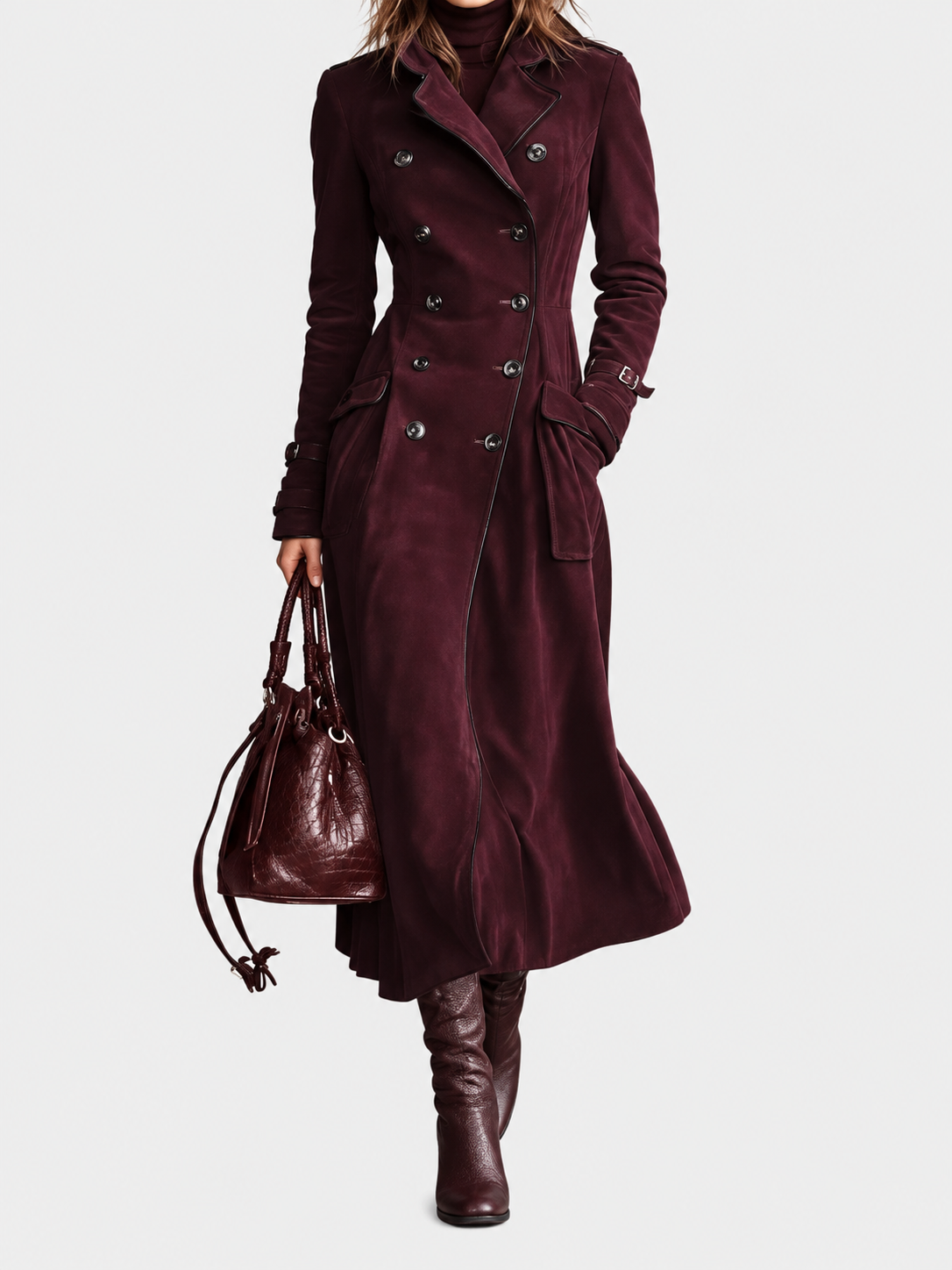 Maddy | Elegant Long Tailored Coat