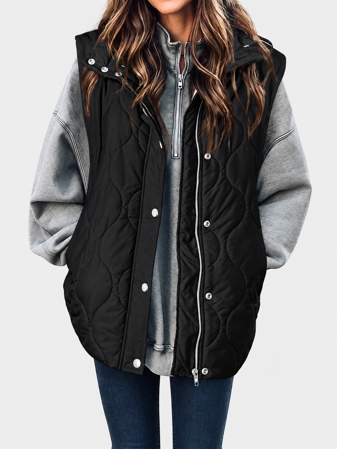 Hailey | Hooded Puffer Gilet