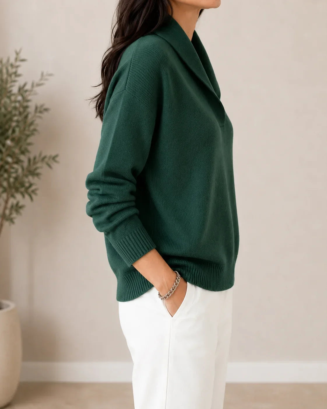 Margaret | Soft V-Neck Jumper