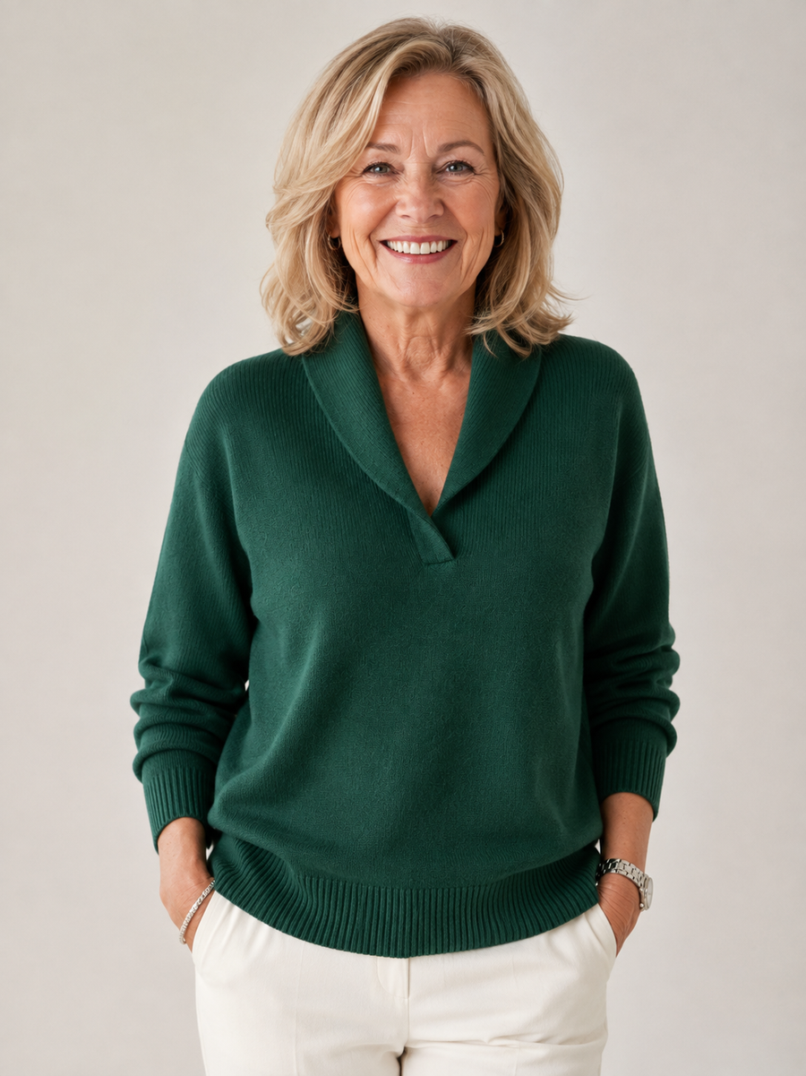 Clarissa | V-Neck Knit Sweater