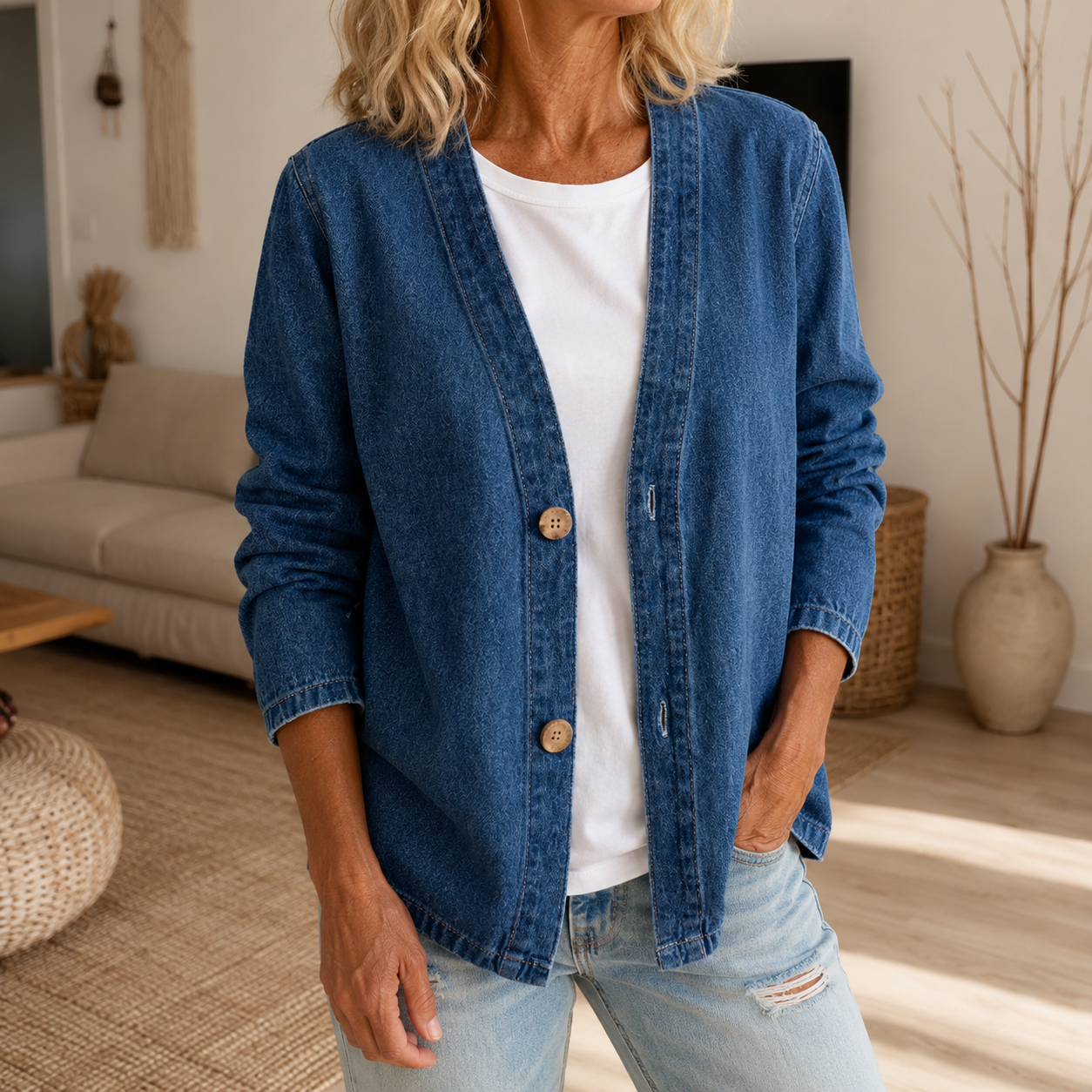 Lennox | Denim-Style Jacket
