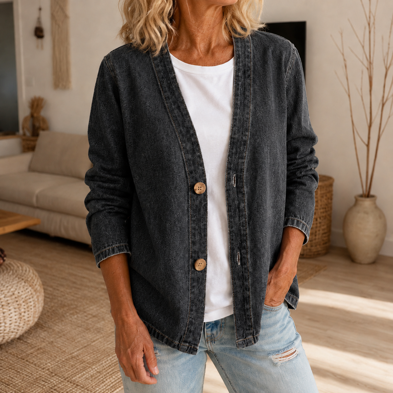 Lennox | Denim-Style Jacket