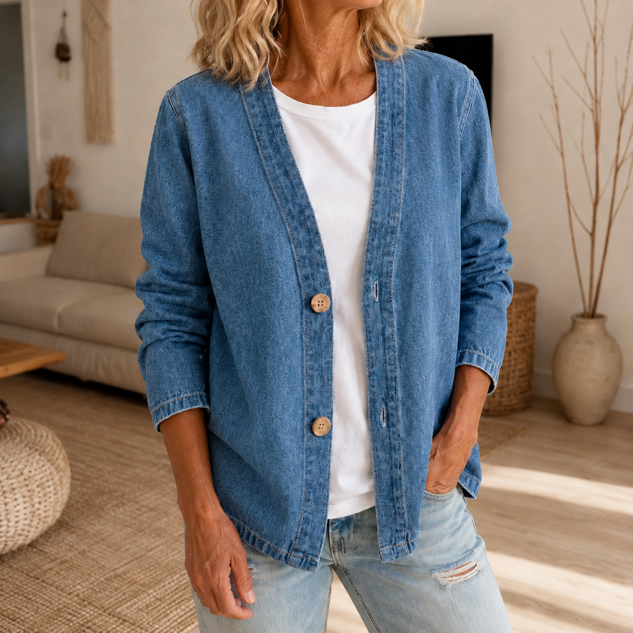 Lennox | Denim-Style Jacket