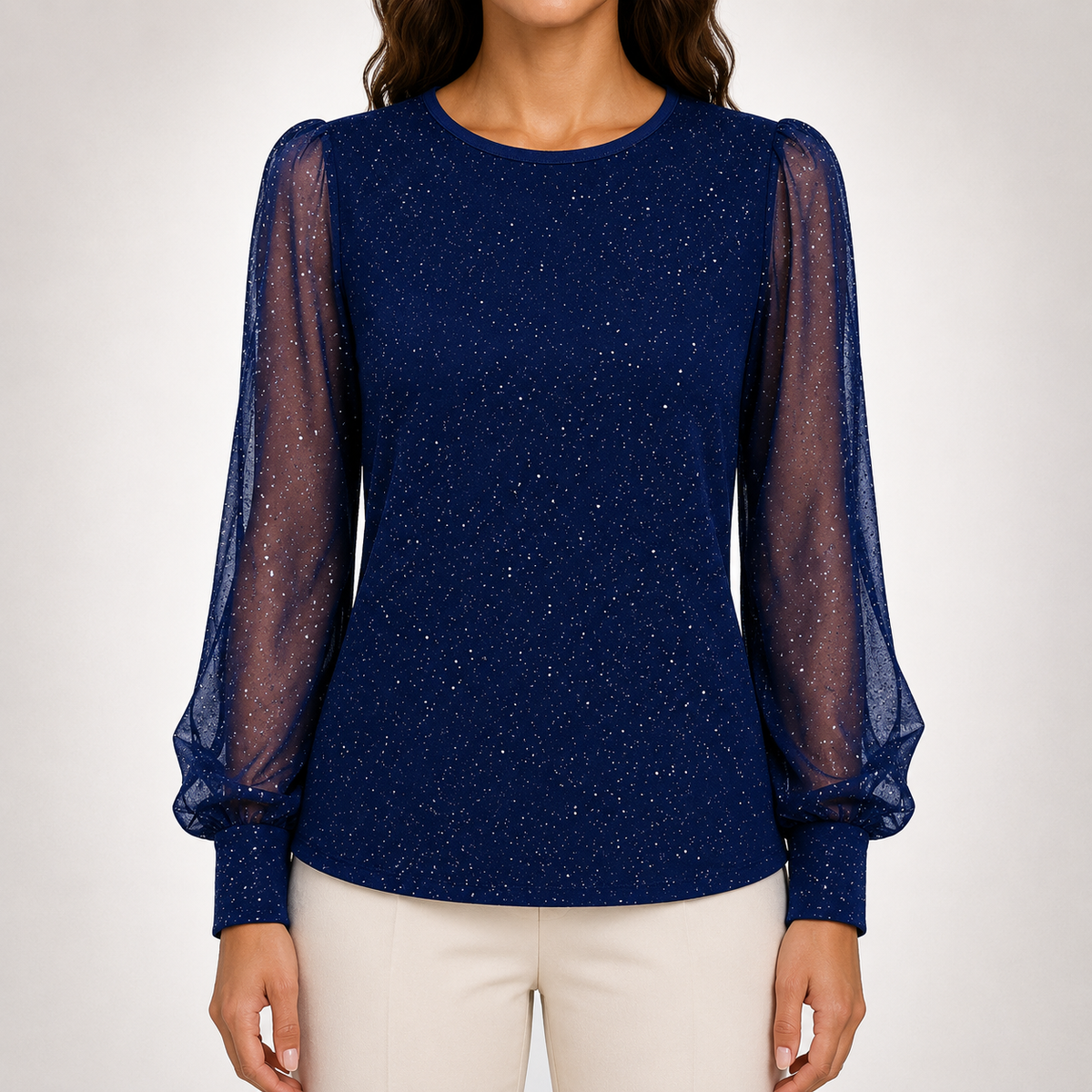Vivienne | Elegant Shimmer Blouse