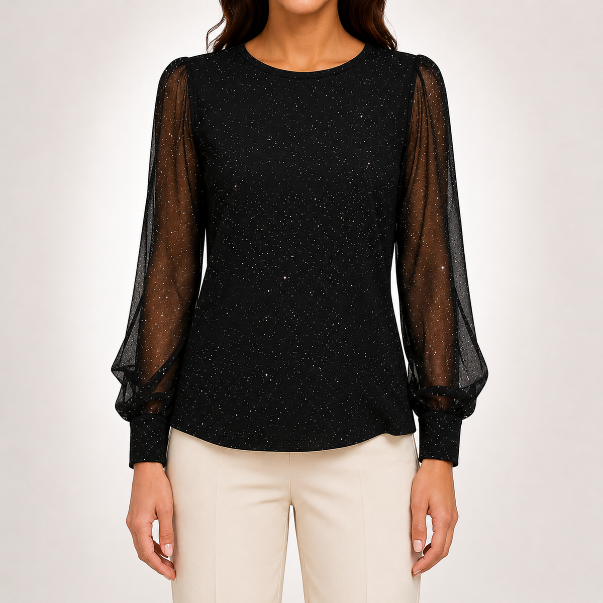 Vivienne | Elegant Shimmer Blouse
