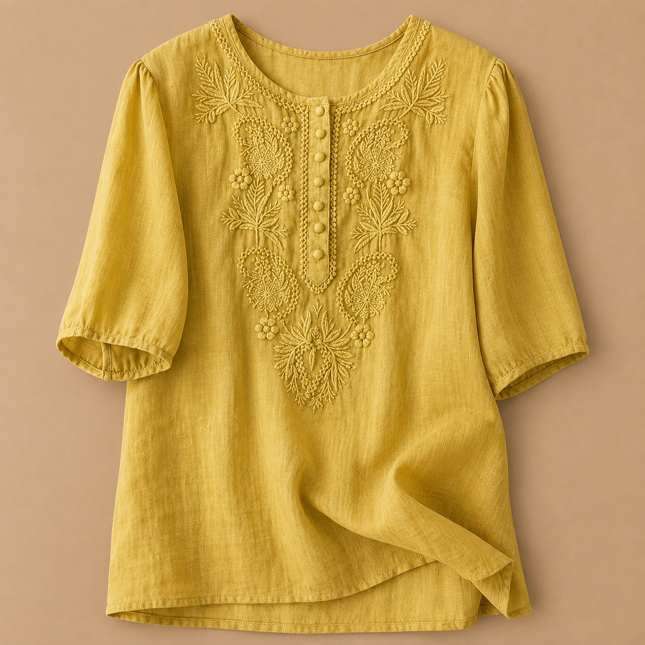 Lois | Classic Embroidered Blouse