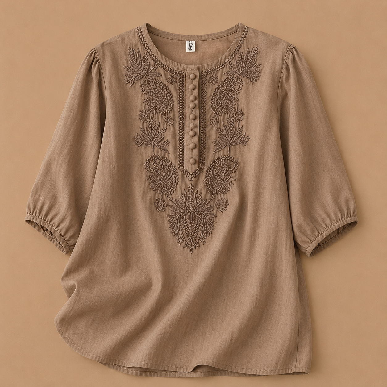 Lois | Classic Embroidered Blouse