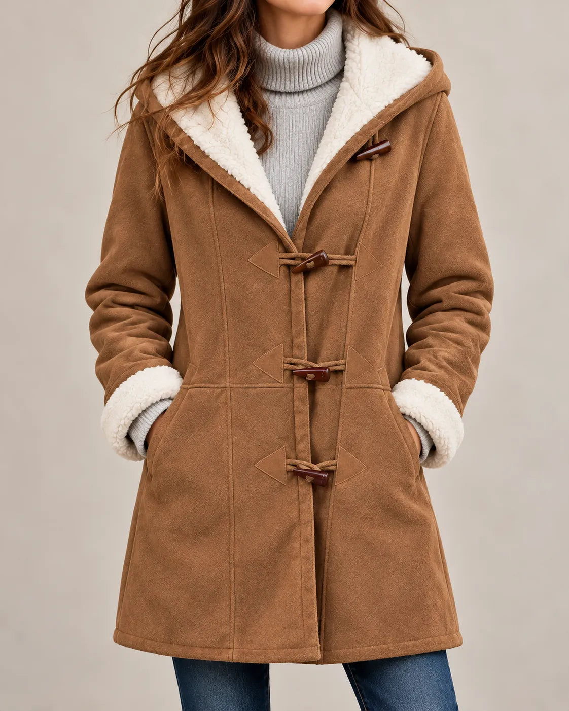Eleanor | Hooded Toggle Coat