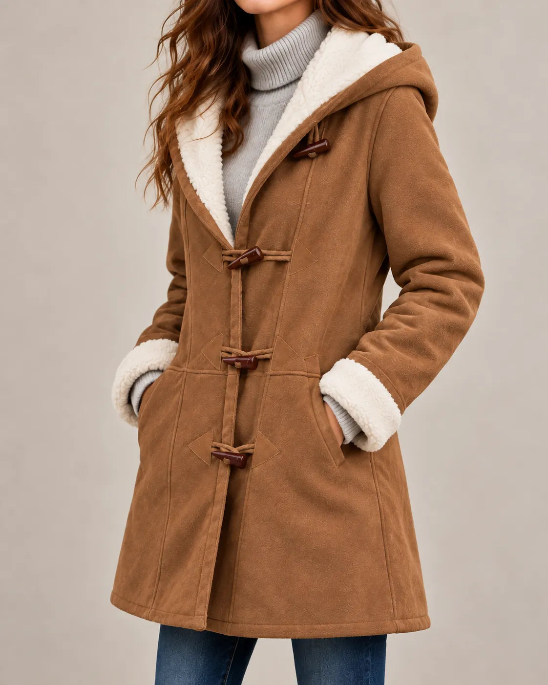 Eleanor | Hooded Toggle Coat