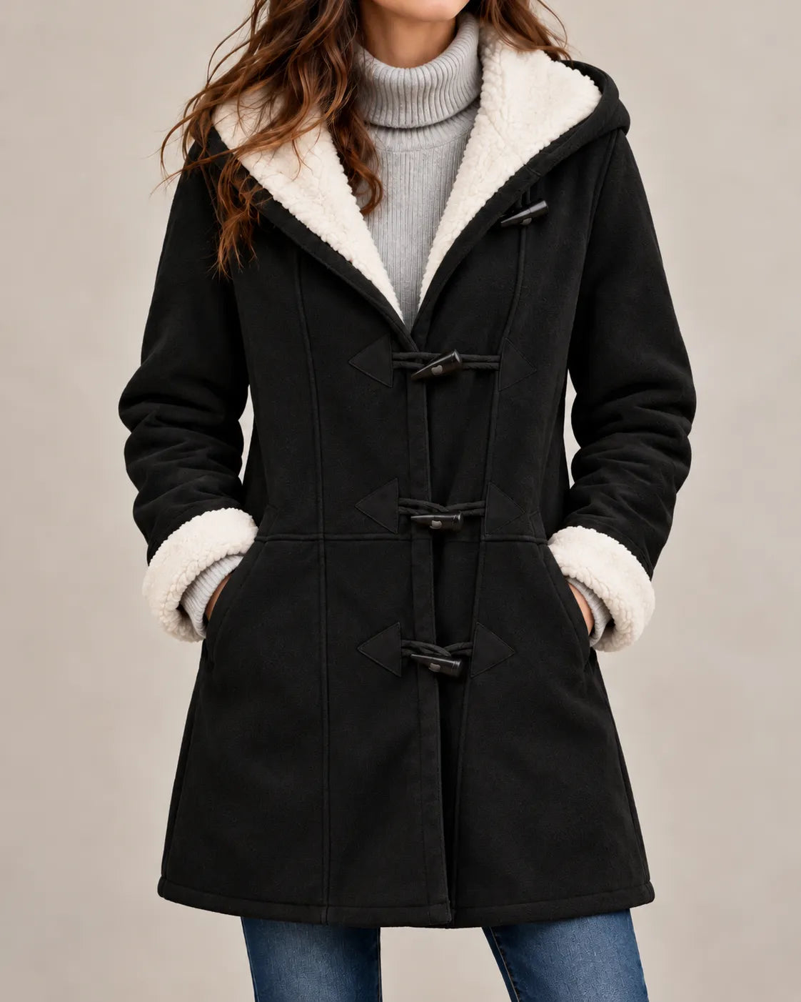 Eleanor | Hooded Toggle Coat