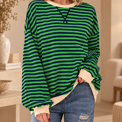 Lesley | Striped Sweatshirt
